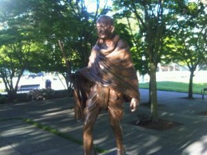 Gandhi statue in Bellevue